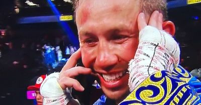 Gennady Golovkin takes phone call in ring straight after Canelo Alvarez fight