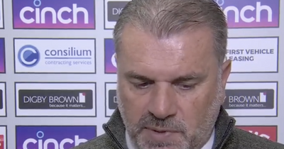 Celtic boss Ange Postecoglou in 'poor in every aspect' verdict after defeat to St Mirren in Paisley