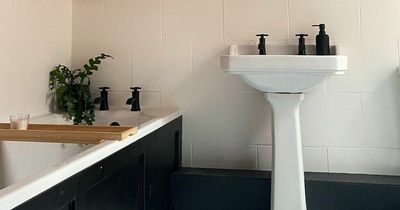 Woman shares how she transformed her dated bathroom for less than £175