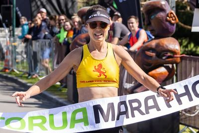 Marathon champ finds her stride at 44