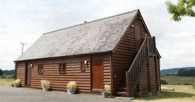 Stay in a 'charm-filled log cabin' in a 'peaceful location' this October half term