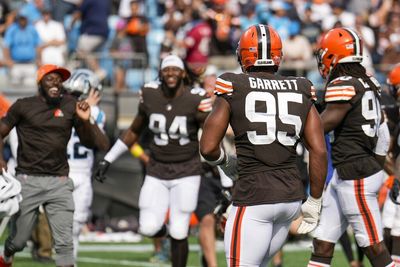 WATCH: Myles Garrett secures first sack of the day against Jets, .5 away from franchise record