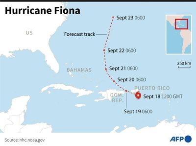 Puerto Rico without power as Hurricane Fiona approaches