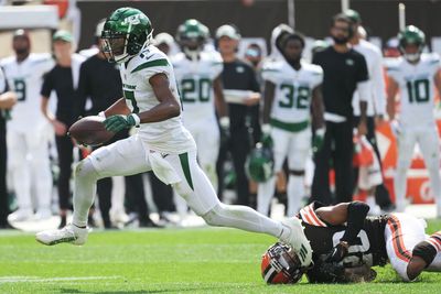 Jets rookies Garrett Wilson, Breece Hall score first NFL TDs