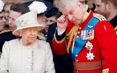 As Britain falls silent, Prince Andrew remembers ‘mummy, mother, Your Majesty’