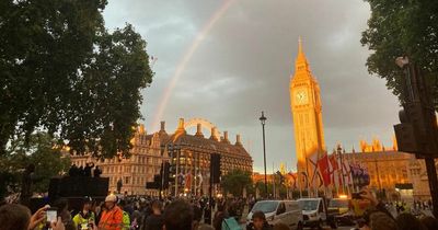 How the streets of London look on the eve of the Queen's funeral