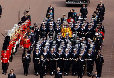 Queen Elizabeth's coffin starts journey to final resting place