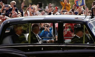 World leaders greet King Charles at Buckingham Palace on eve of Queen’s funeral