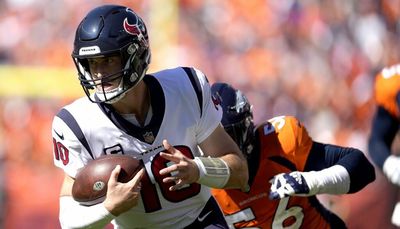 Russell Wilson, Broncos beat Texans in sloppy home debut