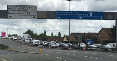 M6, M53, M56, M57 and M62 motorway closures beginning September 19