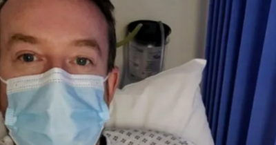 Ireland AM star Alan Hughes' hospital visit amid cancer scare