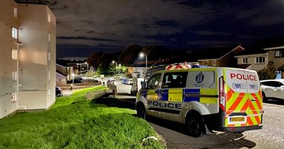 Man in hospital after attempted murder in Kilmarnock as police lockdown estate