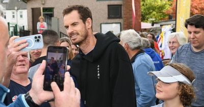 Andy Murray makes surprise 'Davis Cup' visit to tennis club