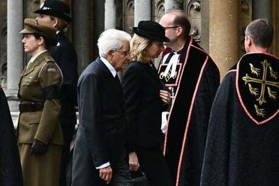 World leaders arrive at Royal Hospital in Chelsea before travelling to Westminster Abbey for funeral