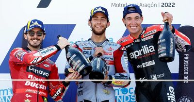 Pecco Bagnaia closes gap on world champion Fabio Quartararo as Ducati seal Constructors' Championship in Aragon