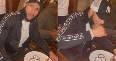Chris Eubank Jr trolls Conor Benn with cake and "60 per cent" message