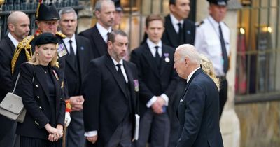 The seating plan for the Queen's funeral at Westminster Abbey