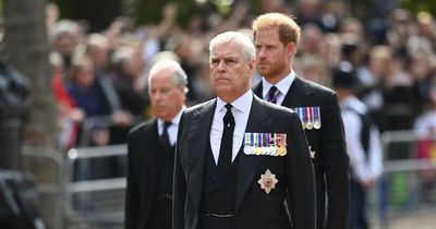 Why Prince Harry and Prince Andrew aren't wearing military uniform at the Queen’s funeral