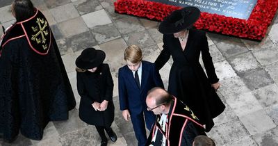 Royal fans shed tears as George and Charlotte join procession in final goodbye to their great-grandmother the Queen