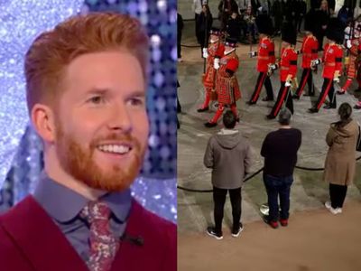 Strictly star Neil Jones praises mum with son in wheelchair who declined offers to skip lying-in-state queue