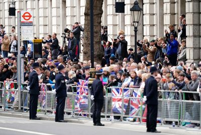 Farewell to the queen: emotional crowds line streets of London and Windsor