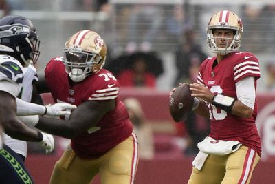 Jimmy Garoppolo says stepping in for Trey Lance ‘like riding a bike’