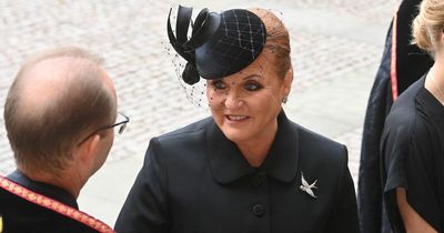 Sarah Ferguson spotted in sweet moment at the Queen's Funeral