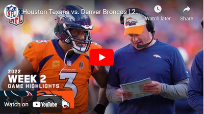 WATCH: Highlights from Broncos’ 16-9 win over Texans in Week 2