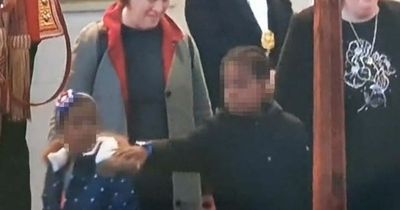 Boy in front of Queen's coffin leaves viewers in tears by reminding sister of 'protocol'