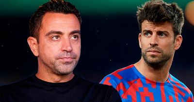 Gerard Pique clashes with Xavi as Barcelona look to avoid £46million payment