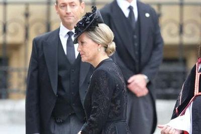 Sophie, Countess of Wessex’s funeral dress is stitched with hidden tribute to the Queen