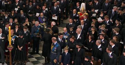 Confusion as Princesses Beatrice and Eugenie appear to leave Queen's funeral early