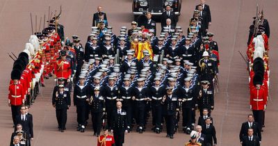 NHS heroes join the Queen's funeral procession