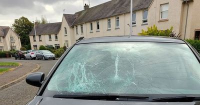 East Lothian mum comes home to find Mercedes smashed up as quiet suburb targeted