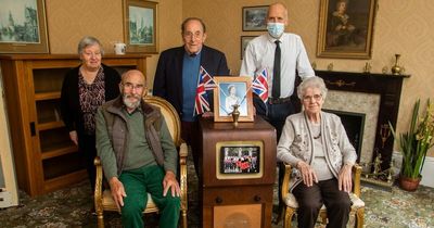 Care home residents wheel out TV bought for Queen's coronation to watch funeral