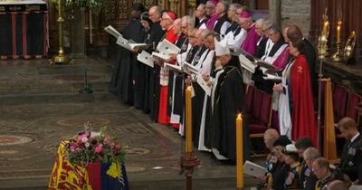 Viewers feel terrible for man that dropped piece of paper at Queen's funeral