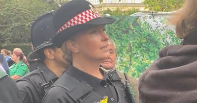 Penny Lancaster spotted policing the Queen's funeral on streets of London