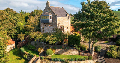 Stunning 'mini-castle' build with huge rooms and summer house goes on sale in Scotland