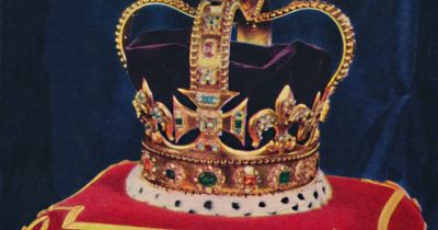 What crown will Charles wear at his coronation following the death of Queen Elizabeth II?