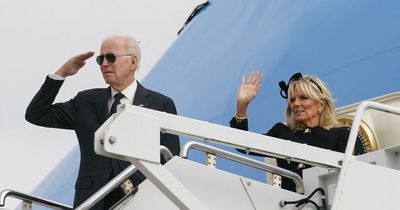 Joe Biden LEAVES and heads back to the US just two hours after Queen's funeral