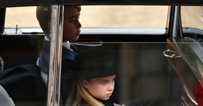 Prince George and Princess Charlotte's new surname seen publicly for first time on Queen's funeral order of service