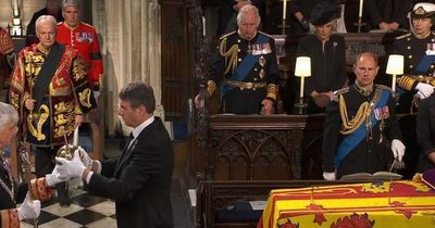 King Charles left empty seat in front row at funeral to keep the Queen happy