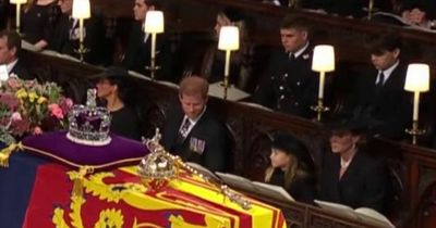 Princess Charlotte shares touching moment with Prince Harry as they say goodbye to Queen