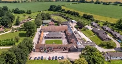 Inside Queen's £7million former horse estate put up for sale by ex-England striker