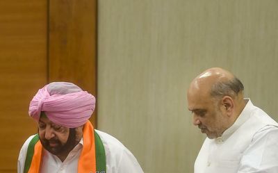 Amarinder Singh merges his party with BJP to ‘fight for Punjab’
