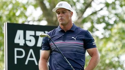 Watch: Bryson DeChambeau Strangely Walks Into Rope During LIV Event