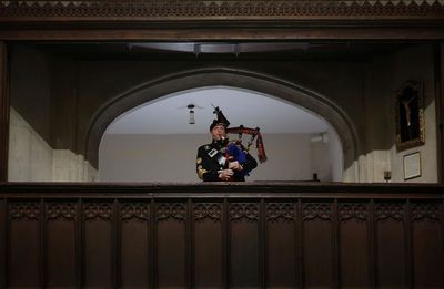 Inside the abbey, a funeral fit for a leader