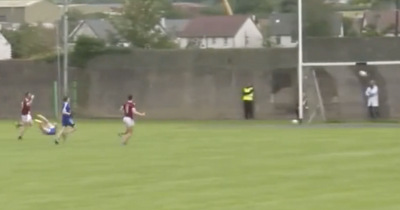 Spectacular soccer-style goal goes viral after lighting up Derry GAA clash