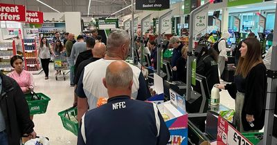 Asda shoppers met with huge queues as stores reopen after Queen's funeral