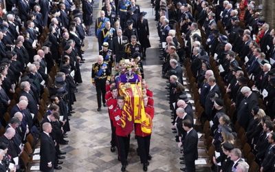 Royal family gathers for the burial of Queen Elizabeth II